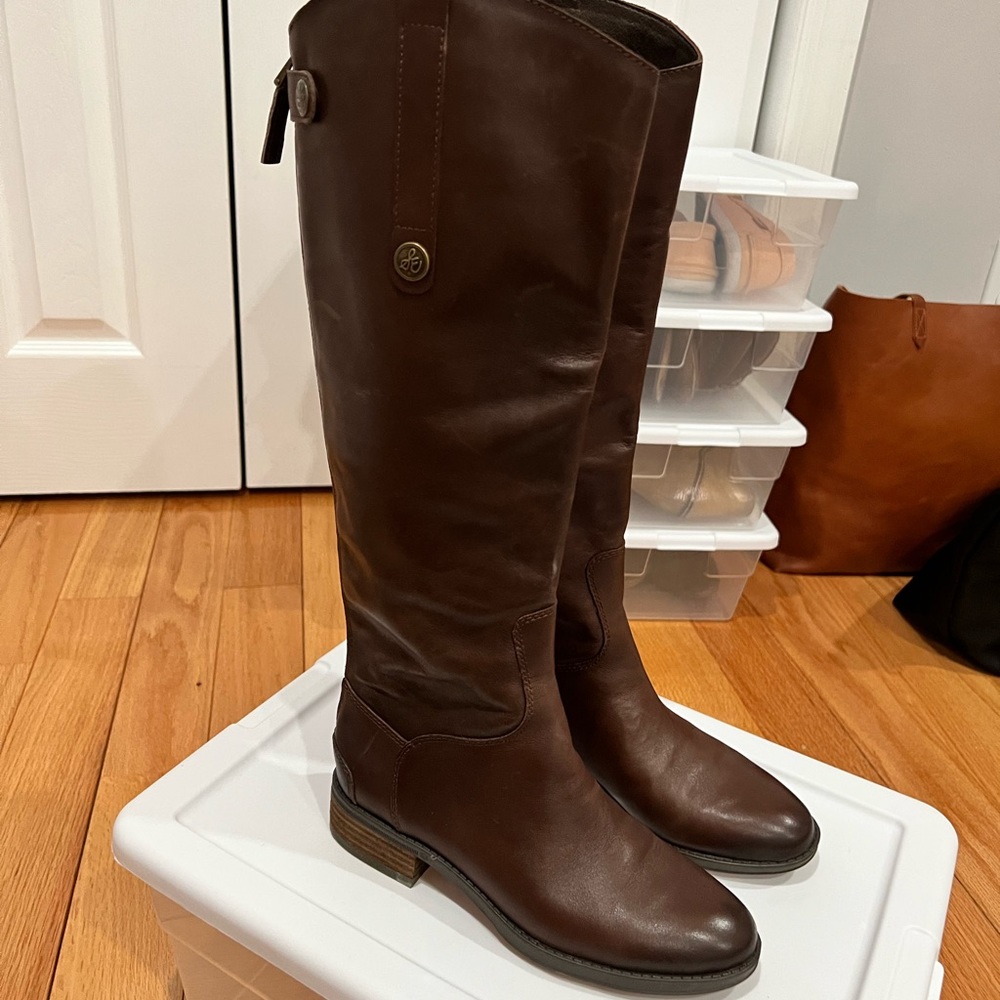 Sam Edelman Brown Heeled Boots